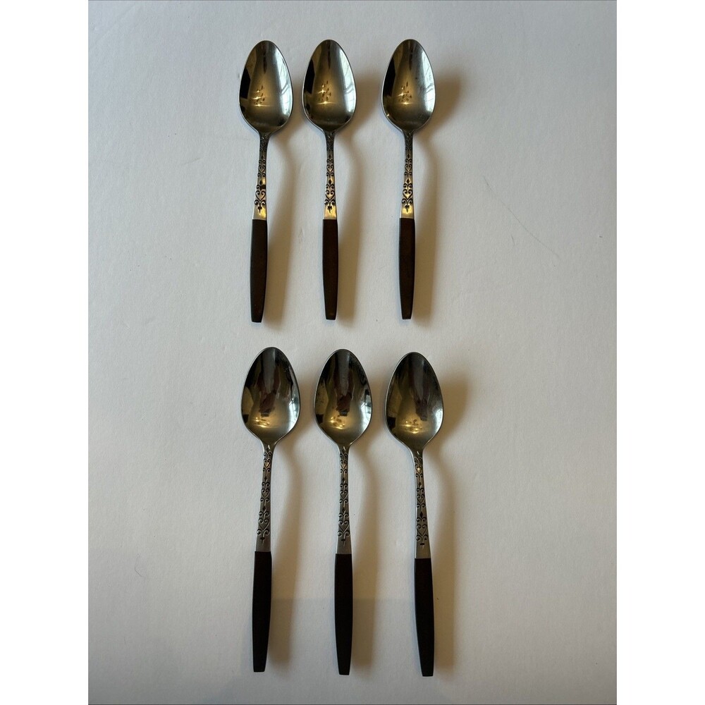 Vintage Interpur INR2 Teaspoons Set Of 6 In Old Unused Condition Replacement